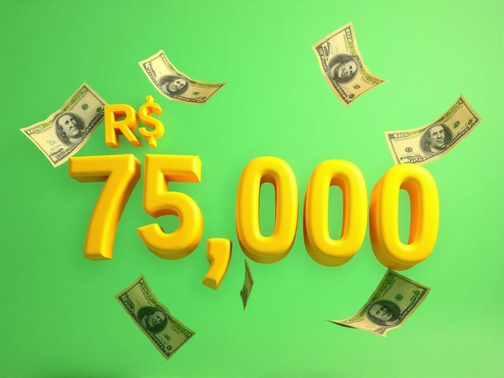 💰 R$ 75.000 em Dinheiro