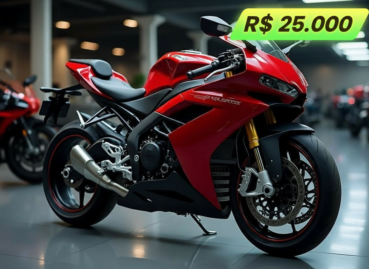 🏍️ Moto 0KM + R$ 25.000