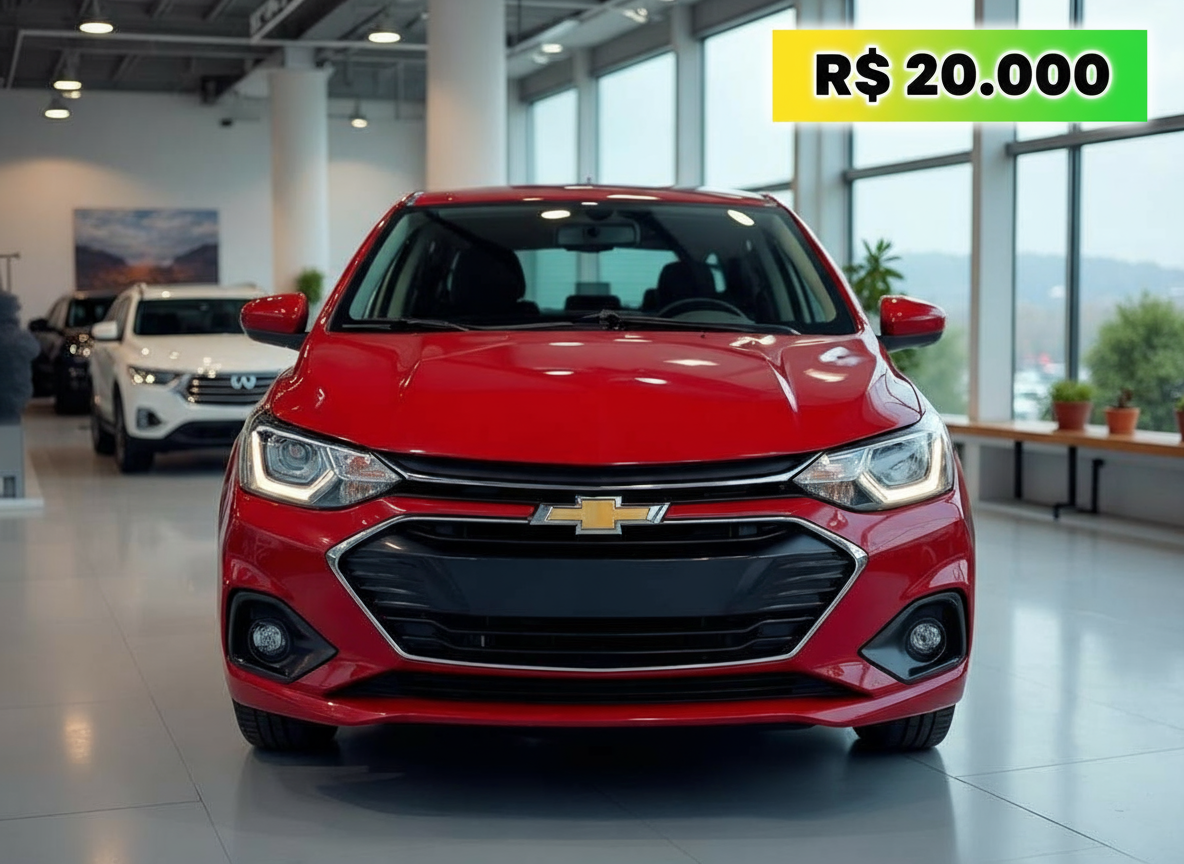 🚗 Onix 0KM + R$ 20.000